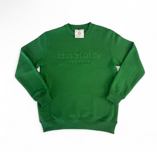 The green classic crewneck