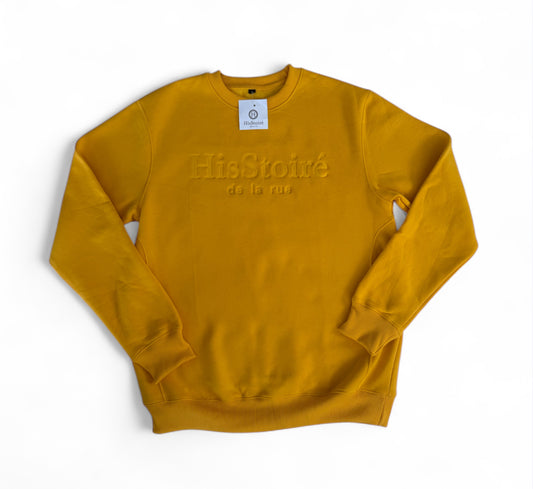 The yellow classic crewneck