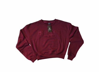 The classy crewneck (burgundy)
